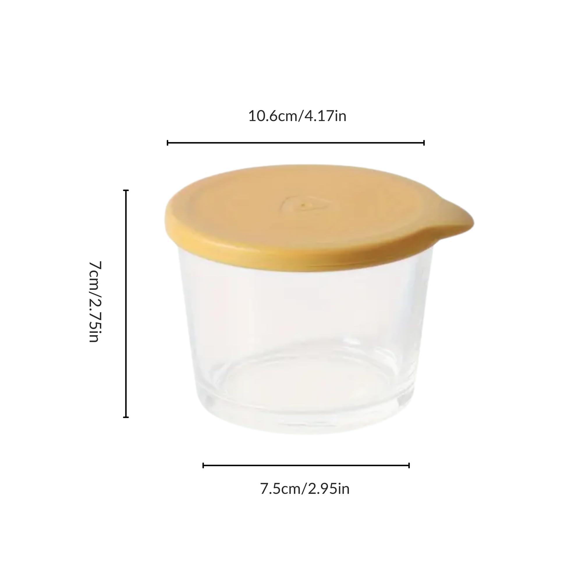 Homeessentials Glass Containers With Lid - 260Ml Leak-Proof Glass Sealed Jar With Lid|Food Grade Ideal For Kitchen,Refrigerator,
